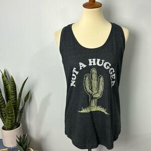 Instant Message Not A Hugger Women's Racerback Tank Top Size Large